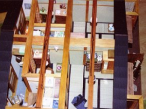 軒長屋の部屋の間取りが出来上がり
