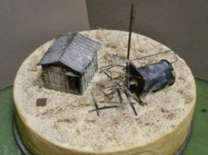 2年間も途中製作のままほっておいたストラクチャー（構造）作品を急に思い立ち 完成