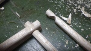 インガルス一家の暮らした丸太小屋を参考に制作